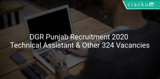 DGR Punjab Recruitment 2020