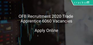 Ordnance Factory Board Recruitment 2020