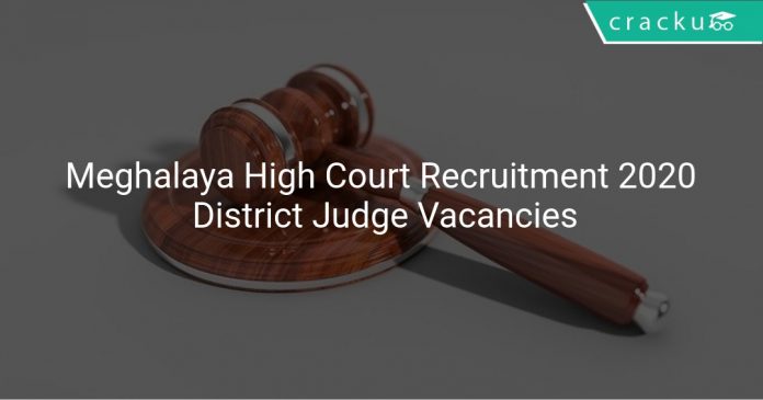 Meghalaya High Court Recruitment 2020