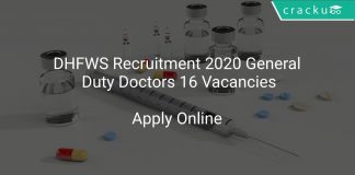 DHFWS Recruitment 2020
