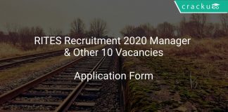RITES Recruitment 2020 Manager 10 Vacancies