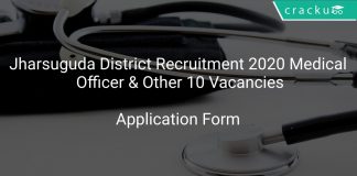 Jharsuguda District Recruitment 2020 Medical Officer & Other 10 Vacancies