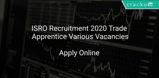 ISRO Apprentice Recruitment 2020