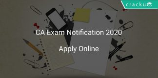 CA Entrance Exam 2020 Notification