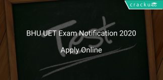 BHU UET 2020 Exam Notification