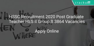 HSSC PGT Recruitment 2020