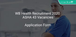 WB Health Recruitment 2020 ASHA 43 Vacancies