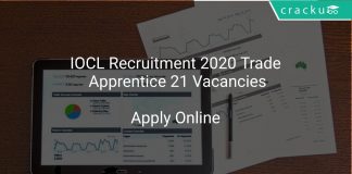 IOCL Recruitment 2020 Trade Apprentice 21 Vacancies