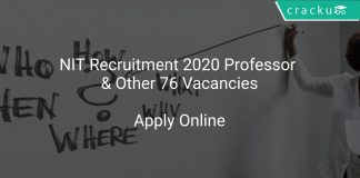 NIT Srinagar Recruitment 2020