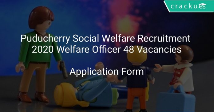 Puducherry Social Welfare Recruitment 2020