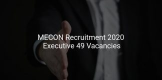 MECON Recruitment 2020