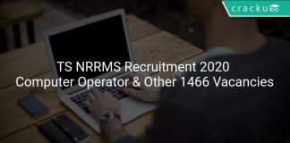 TS NRRMS Recruitment 2020