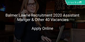 Balmer Lawrie Recruitment 2020