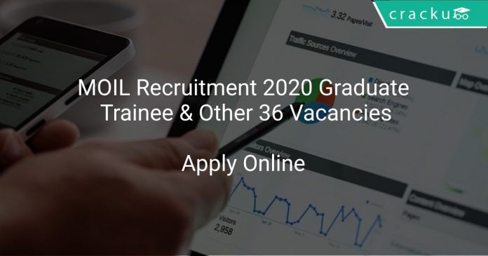 MOIL Recruitment 2020 Graduate Trainee & Other 36 Vacancies