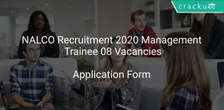 NALCO Recruitment 2020 Management Trainee 08 Vacancies