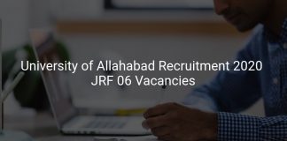 University of Allahabad Recruitment 2020