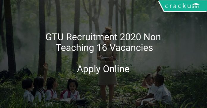 GTU Recruitment 2020