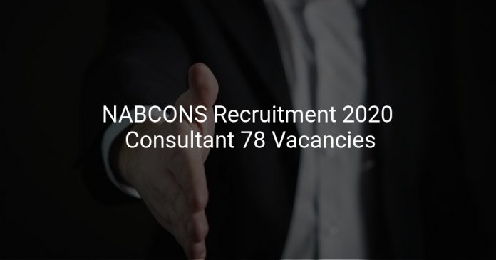 NABCONS Recruitment 2020