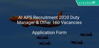 AI APS Recruitment 2020 Duty Manager & Other 160 Vacancies
