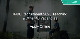 GNDU Recruitment 2020 Teaching & Other 40 Vacancies