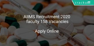 AIIMS Recruitment 2020 faculty 158 Vacancies