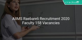 AIIMS Raebareli Recruitment 2020