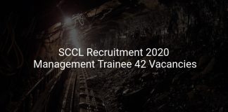 SCCL Recruitment 2020