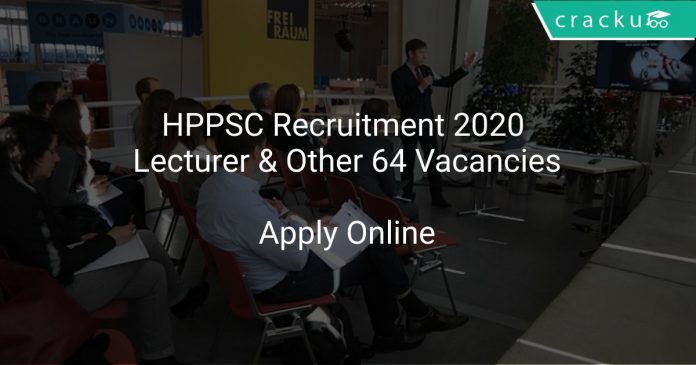 HPPSC Lecturer Recruitment 2020
