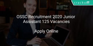 OSSC Junior Assistant Recruitment 2020