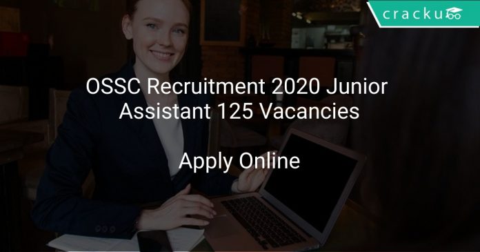 OSSC Junior Assistant Recruitment 2020