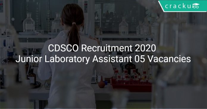 CDSCO Recruitment 2020