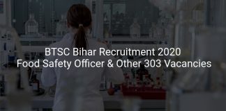 BTSC Bihar Recruitment 2020