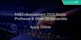 THSTI Recruitment 2020
