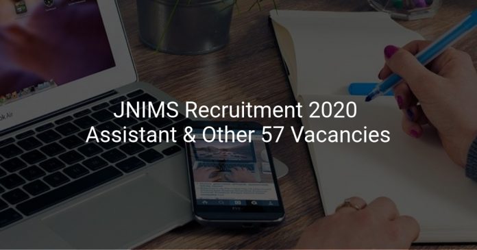 JNIMS Recruitment 2020