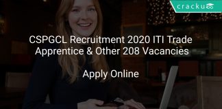 CSPGCL Recruitment 2020