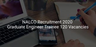 NALCO Recruitment 2020