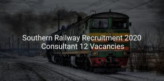 Southern Railway Recruitment 2020