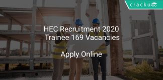 HEC Recruitment 2020 Trainee 169 Vacancies