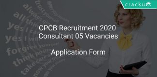 CPCB Recruitment 2020 Consultant 05 Vacancies