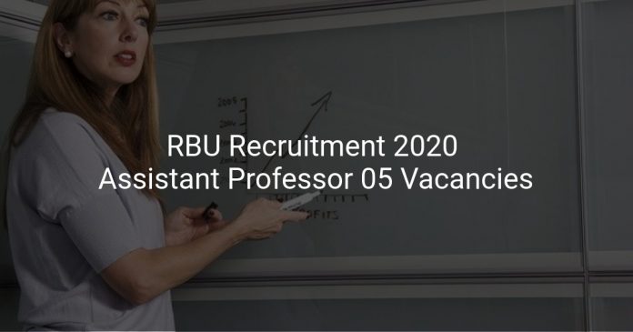 RBU Recruitment 2020