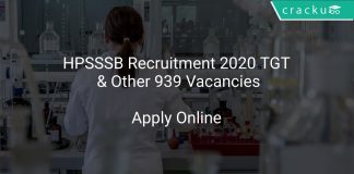 HPSSSB Recruitment 2020 TGT & Other 939 Vacancies
