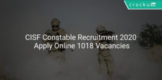CISF Constable Recruitment 2020