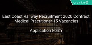 East Coast Railway Recruitment 2020