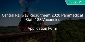 Central Railway Recruitment 2020 Paramedical Staff 188 Vacancies