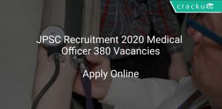 JPSC Recruitment 2020 Medical Officer 380 Vacancies
