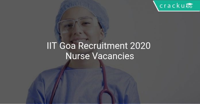 IIT Goa Recruitment 2020