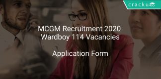 MCGM Recruitment 2020 Wardboy 114 Vacancies