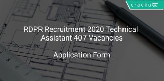 RDPR Recruitment 2020