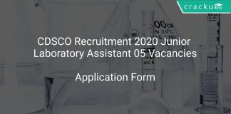 CDSCO Recruitment 2020