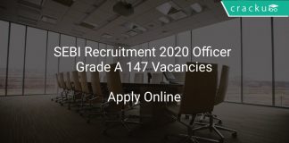 SEBI Recruitment 2020 Officer Grade A 147 Vacancies